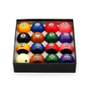 Accessoires de couleur noire, jeu de boules de billard marbrées de 57.2MM, 21/4 pouces, 16x 230901