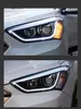 Luces delanteras LED para Hyundai Santafe ix45 2013-20 15 luces LED de giro dinámicas luces delanteras