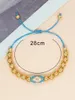 Link Bracelets Go2boho Gold Plated Bracelet In Miyuki Beaded Handmade Friendship For Fashion Women's Gift Trendy Jewellery Sets