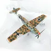 Vliegtuigmodel Easy Model 37277 1/72 Grijs BF-109E-7/TROP 2/JG27 Propeller Gevechtsbommenwerper Model TH07599-2 230901