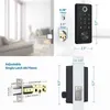 Door Locks Smart Door Lock with TTlock App Alexa WiFi Control Biometric Fingerprint Keyless Entry Keypad Smart Deadbolt Lock with Gateway HKD230903