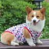 Dog Apparel Big Dog Clothes Summer Vest Anti-hair Loss Pet Clothing Printed Puppy Summer Clothes Suitable For Small Medium and Large Dogs x0904