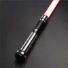 LED Light Sticks RGB Metal Lightsaber Dueling Smooth Swing Laser Sword Saber de Luz 12 Color Changing 16 Sound Foc Rave Weapon Flashing Toy 230901