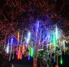 Stor grossist 60 ~ 100 cm Meteor Rain Light Christmas Ornamentlight Fairy Wedding Flash LED LL