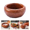 Dinnerware Sets Bamboo Storage Tray Retro Candy Basket Rustic Decor Woven Baskets Home Serving Holder Flowers