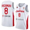 Drukuj Japan Basketball 2023 Mistrzostwa Świata Japońska koszulka 2 Yuki Togashi 91 Hirotaka Yoshii 71 Soichiro Inoue 45 Kai Toews 17 Yutaroh Suda 6 Makoto Hichima Yuta Watanabe