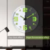 Wall Clocks Excellent Digital Clock Long Lasting Big Number 30cm Hanging Luminous Silent Time Management