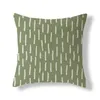 Federa per cuscino 45x45 cm Fiore geometrico Foglia verde Linea Art Fodera per cuscino Camera da letto Federa Soggiorno Decorativo