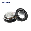 Draagbare luidsprekers AIYIMA 2 stuks 34MM miniluidspreker 8 Ohm 2W Neodymium magnetische volledige frequentie audioluidspreker Aluminium wastafel rubberen randluidspreker HKD230905