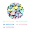 Teethers Toys 30pcs Baby Lentils Silicone Beads 12mm Teething BPA Free DIY born Oral Care Rodent Pacifier Chain Pearls 230901