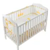 ベッドレール通気性ベビーベッド安全洗える赤ちゃんの寝具バンパーベビーパッド付きライナープレイペン子供230901