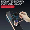ドアロックWiFi電子スマートドアロックTUYAアプリセキュリティバイオメトリックフィンガープリントロックパスワードRFIDカードHKD230903