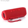 Tragbare Lautsprecher Flip6 Bluetooth-Lautsprecher Multifunktionslautsprecher Tragbarer wasserdichter Outdoor-Subwoofer Wireless Home Mesh Dual-Lautsprecher TWS Audio C Q230904