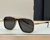 Óculos de sol quadrados piloto cinza dourado para homens, óculos de sol de verão gafas de sol Sonnenbrille UV400 com caixa