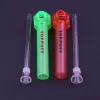 Toppuff Top Puff Acrylic Bong Portable Screw-On Water Pipe Glass Rökning Tobak Herb Holder Instant Screw On Hookah 11 ll