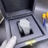 Ap Orologi 2023 Versione Moissanite Stones Sier Pass Test Mens Diamond T Op Qualità Movimento meccanico Eta Orologio completamente ghiacciato bicolore lucido