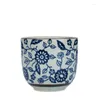 Filiżanki spodki zabytkowe miski herbaty ceramiczne ręcznie malowane kubki w stylu japońskim