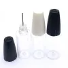 wholesale 10ML 15ML PET Clear Needle Bottle with Long Thin Tip Dropper For oil Accessories