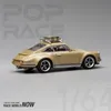 Druckgussmodell POP RACE 1 64 Singer 964 Gold / Lila DieCast-Modellautosammlung Limited Edition Hobby-Spielzeugauto 230901