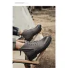 Dengtu Shoes - Autumn And Winter New Cowhide Martin Boots With Side Zipper Workwear Boots men Women Outdoor Sports Running Sneakers Casual