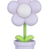 Nattlampor mini blommor prydnad ljus batteri drivs kreativ säng lampa ögon vårdande söta omgivande justerbara barn gåvor