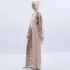 Roupas étnicas Muçulmanas Abayas para Mulheres Acetato Plus Size Islâmico Dubai Turquia Robe Hijab Vestido Ramadan Vestidos Islam Musulman Marocain