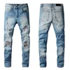 Ontwerpers Zomer Heren Jeans Vlss Casual Brand Design Slanke broek Mode Able Motorbroek Broek s Maat 29-402520