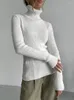 Kobiety swetry jesienne zimowe solidne dzianiny kobiety przyczynowe golf chudy biały czarny sweter żeńskie podstawowe miękkie dzianinowe topy jumper