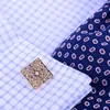 Boutons de manchette KFLK bijoux boutons de manchette de chemise française pour hommes marque rétro boutons de manchette de luxe mariage bouton couleur or invités de haute qualité 230904
