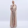 Roupas étnicas Muçulmanas Abayas para Mulheres Acetato Plus Size Islâmico Dubai Turquia Robe Hijab Vestido Ramadan Vestidos Islam Musulman Marocain