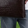 BROCT CASES LEATHER BUSINESS MEN039S PORTCASE Alligator Male Fashion Shoulder Bag Men Messenger Casual Tote Computer4375043