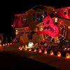 Objetos decorativos Figuras LED Ventana gigante Fantasma Fantasma aterrador que sale de la fiesta de Halloween inflable Fiesta exterior Patio Jardín Decoración de césped 230901