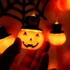 Inne imprezy imprezowe dostarcza 10led lampki do sznurka dyni Portable Lighting Strings Night Light Halloween Atmosphere Lampy Lampion Dekoracja 230901