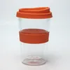 Drinkwaren Tumblers Glazen kop Koffiekop hoog borosilicaatglas met schede