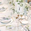 Other Event Party Supplies 75Pcsset Greenery Eucalyptus Design Table Numbers 125 50 Place Cards Blank Name Card Wedding Decoration for Guests 230901