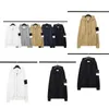 Veste de designer Mens Sweat à capuche Mode Femmes Vestes à manches longues Coton Sweats à capuche imprimés géométriques Col rond Vêtements à manches longues Sweatshirts Veste Jumpers