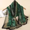 Pendants halsdukar 2023 Ny tryck Chiffon Scarf Shawl Women Sunscreen Silk Scarf Turban Long Wrap Beach Travel Outdoor Accessories Trendy pannband x0904