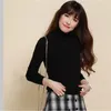 Women's Sweaters Women Cashmere Sweater Turtleneck Pullovers Solid Korean Lady Jumper Oversized Winter Wool Knit Christmas Female Top