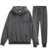 Survêtements pour hommes FGKKS Hommes Ensembles Sweat à capuche Pantalons Deux pièces Casual Couleur Solide SweatSuit Hommes Mode Sportswear Marque Set Survêtement Mâle 230904