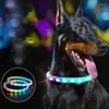 Collari per cani Collare a LED leggero anti-smarrimento per cani Cuccioli Pet Collana luminosa durevole Luci lampeggianti Accessori per animali domestici