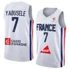 Drukuj Puchar Świata Francuskie koszulki do koszykówki France 26 Mathias Lessort 32 Victor Wembanyama 10 Evan Fournier 5 Nicolas Batum Joel Embiid Rudy Gobert 77 Damien Inglis