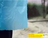 2000 pçs descartável pe capa de chuva adulto uma vez emergência à prova dwaterproof água capa poncho viagem acampamento deve chuva casaco ao ar livre zz