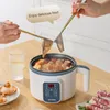 Dubbla pannor 17l mini multi cooker nonstick elektrisk med ångare singledouble lager rispott smart 230901