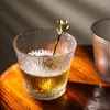 Kieliszki do wina celebrytka internetowa INS CAFE Zagięszone w paski szklane lodowe lodowe kawy kawa herbata zimny napój sok kubek drzewa kubek kubek kawaii
