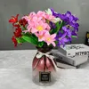 Декоративные цветы, 1 шт., красная лилия, искусственный шелковый куст, свадебная вечеринка, украшение для дома и сада, искусственные растения