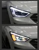 Luces delanteras LED para Hyundai Santafe ix45 2013-20 15 luces LED de giro dinámicas luces delanteras