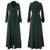 Women's Wool Blends European och American Women's Clothing Autumn and Winter Style Woolen Coat High Collar 230901