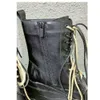 Women Boots Thick Soled Martin Side Zipper Middle Summer New Versatile Front Lace Up Chelsea 07091011