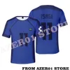 Overige sportartikelen BLUE LOCK Isagi Cosplay Merch T-shirt Mannen/Vrouwen T-shirt Tee Voetbal Uniform Anime Set Pak Isagi Yoichi City Esperion 230904