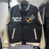 Мужские куртки 2023 Human Made Testing Varsity Бейсбольная куртка Мужчины Женщины Полотенце Вышивка Кожаный рукав Куртки-бомберы ручной работы Пальто J230904